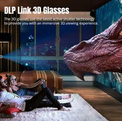 عینک سه بعدی شارژی BYINTEK مدل ۱۸۰۰