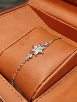 دستبند نقره زنانه -کد Sb843 - فیروزه سیلور