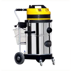 جارو برقی صنعتی سه موتوره کارواشی (با کالسکه فلزی)