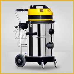 جارو برقی صنعتی سه موتوره کارواشی (با کالسکه فلزی)