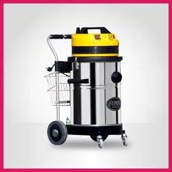 جارو برقی صنعتی دو موتوره کارواشی(با کالسکه فلزی) C82WD