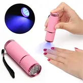 دستگاه یووی UV ناخن چراغ قوه ای مهر دار 24 وات باتری خور