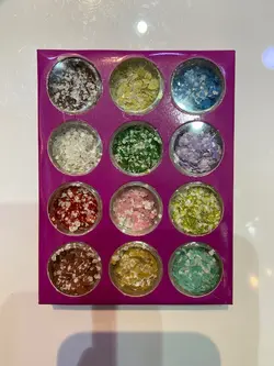 پولک طرح سنگ ناخن novo (دونه ای)