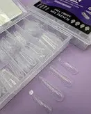 اسمایل پیپر 4 فرم 48 عددی میکس با قالب کاشت موقت در 4 فرم 96 عددی کاشت ناخن سالن Salon