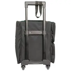 کیف ابزار کاشت ناخن برزنتی چرخ دار E.M کد 212 (نیم هلالی 3 کشو)