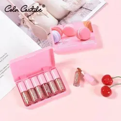 پک رژ مایع 6 عددی دونات 🍩
