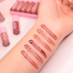پک رژ مایع 6 عددی دونات 🍩