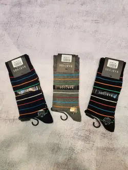 جوراب راه راه رنگی بارکد