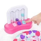 جامپر سه کاره موزیکال کودک بی بی ترند خالدارصورتی Babytrend