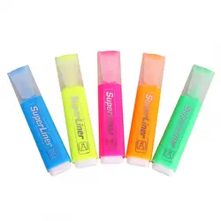 هایلایتر سوپر لاینر super liner در 6 رنگ متنوع ( علامت گذار )