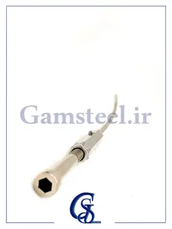 مهارکش مستقیم شش گوش بکسل شماه 5 - فروشگاه گام استیل - تولید کننده انواع اتصالات نرده و شیشه