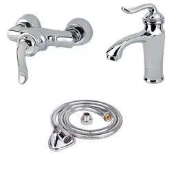 شیرآلات کسری مدل دانوب مجموعه 3 عددی کروم