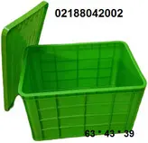 جعبه پلاستیکی صنعتی دردار