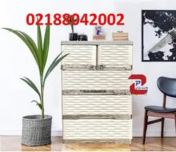 فایل(دراور) کشویی پلاستیکی 4 طبقه بزرگ714