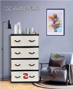 فایل پلاستیکی کشو 4طبقه404