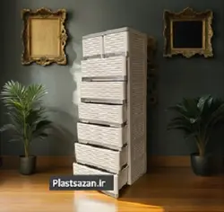 فایل کشویی پلاستیکی سایز بزرگ 8 کشو 717