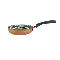 ماهیتابه مسی دسته دار ساده 22سانتی | فروشگاه چاقوی مرادی