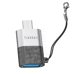 تبدیل Earldom ET-OT73 OTG MicroUSB مبدل OTG میکرو یو اس بی رابط فلش به گوشی