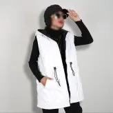 پافر زنانه پافر دخترانه مدل مموری رنگ سفید(ارسال رایگان)