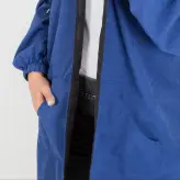 بارونی دو رو جنس میکرو رنگ آبی(ارسال رایگان)