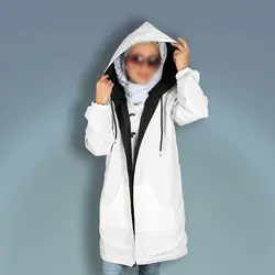 بارونی دورو جنس میکرو رنگ سفید(ارسال رایگان)