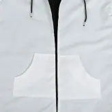 بارونی دورو جنس میکرو رنگ سفید(ارسال رایگان)