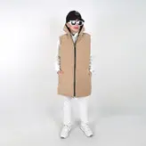 پافر زنانه پافر دخترانه مدل سیلیکونی ساده رنگ کرم (ارسال رایگان)