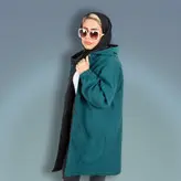 بارونی دورو جنس میکرو رنگ سبز(ارسال رایگان)