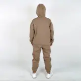 ست هودی و شلوار مدل کراپ رنگ قهوه ای(ارسال رایگان)