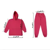 ست هودی و شلوار مدل جیب دار رنگ بنفش(ارسال رایگان)