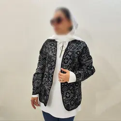 مانتو کتی گیلدخت جنس تافته رنگ مشکی مدل درتا(ارسال رایگان)