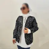 مانتو کتی گیلدخت جنس تافته رنگ مشکی مدل درتا(ارسال رایگان)