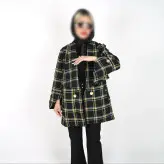 مانتو کتی مانتو پاییزه مدل راز رنگ مشکی زرد(ارسال رایگان)