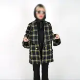 مانتو کتی مانتو پاییزه مدل راز رنگ مشکی زرد(ارسال رایگان)