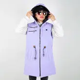 پافر زنانه پافر دخترانه مدل سیلیکونی دوزیپ رنگ یاسی (ارسال رایگان)