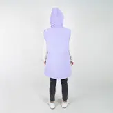 پافر زنانه پافر دخترانه مدل سیلیکونی دوزیپ رنگ یاسی (ارسال رایگان)