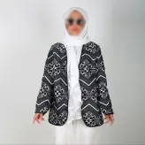 مانتو کتی گیلدخت جنس تافته رنگ مشکی مدل پریا (ارسال رایگان)