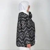 مانتو کتی گیلدخت جنس تافته رنگ مشکی مدل پریا (ارسال رایگان)