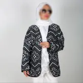 مانتو کتی گیلدخت جنس تافته رنگ مشکی مدل پریا (ارسال رایگان)