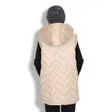 پافر زنانه پافر دخترانه مدل مموری رنگ کرم(ارسال رایگان)