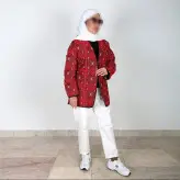 مانتو کتی گیلدخت جنس تافته رنگ مشکی مدل رستا(ارسال رایگان)