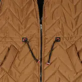 پافر زنانه پافر دخترانه مدل مموری رنگ قهوه ای(ارسال رایگان)