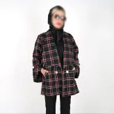 مانتو کتی مانتو پاییزه مدل راز رنگ مشکی قرمز(ارسال رایگان)