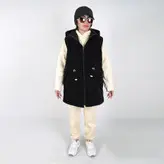 پافر زنانه پافر دخترانه مدل موجی سیلیکونی رنگ مشکی (ارسال رایگان)