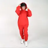 ست هودی و شلوار مدل جیب دار رنگ نارنجی(ارسال رایگان)