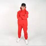 ست هودی و شلوار مدل جیب دار رنگ نارنجی(ارسال رایگان)