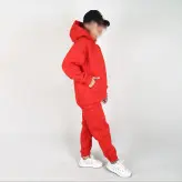 ست هودی و شلوار مدل جیب دار رنگ نارنجی(ارسال رایگان)