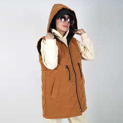 پافر زنانه پافر دخترانه مدل موجی سیلیکونی رنگ نارنجی (ارسال رایگان)