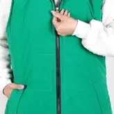 پافر زنانه پافر دخترانه مدل سیلیکونی ساده رنگ سبز (ارسال رایگان)