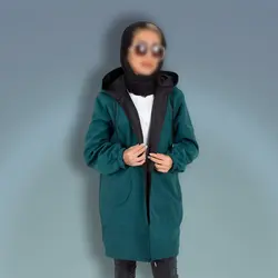 بارونی دورو جنس میکرو رنگ سبز(ارسال رایگان)